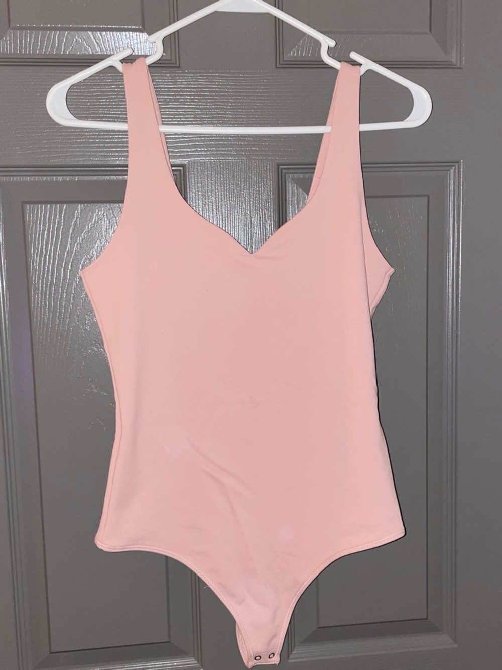 Pink sweetheart neckline Bodysuit